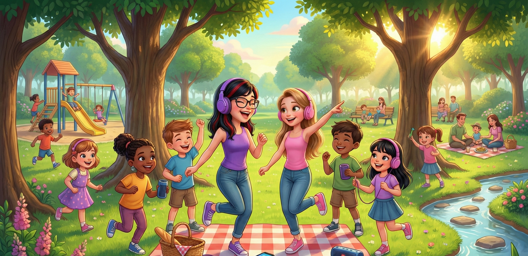 Bem-vindos ao mundo mundo encantado de Lana e Luna